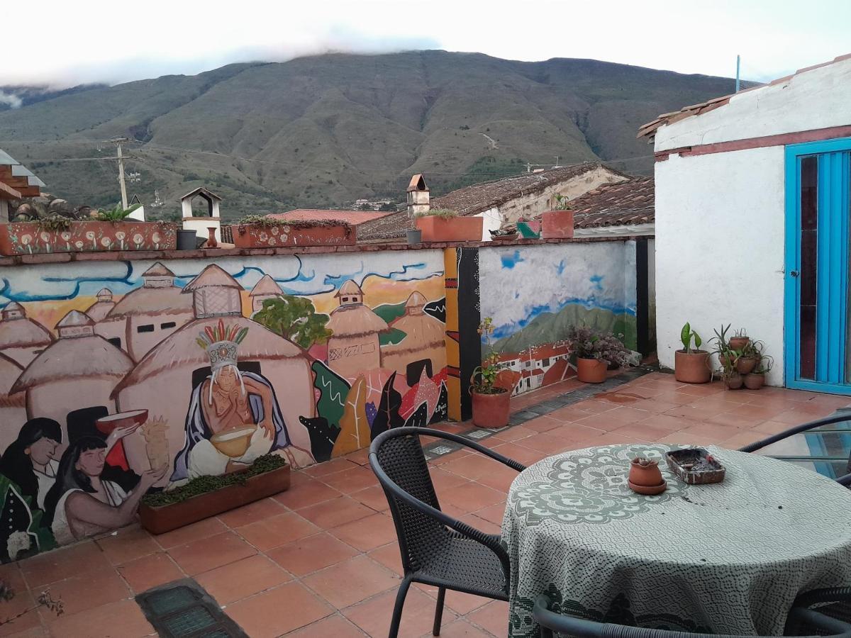 Alegria Hostel Villa de Leyva Exterior foto